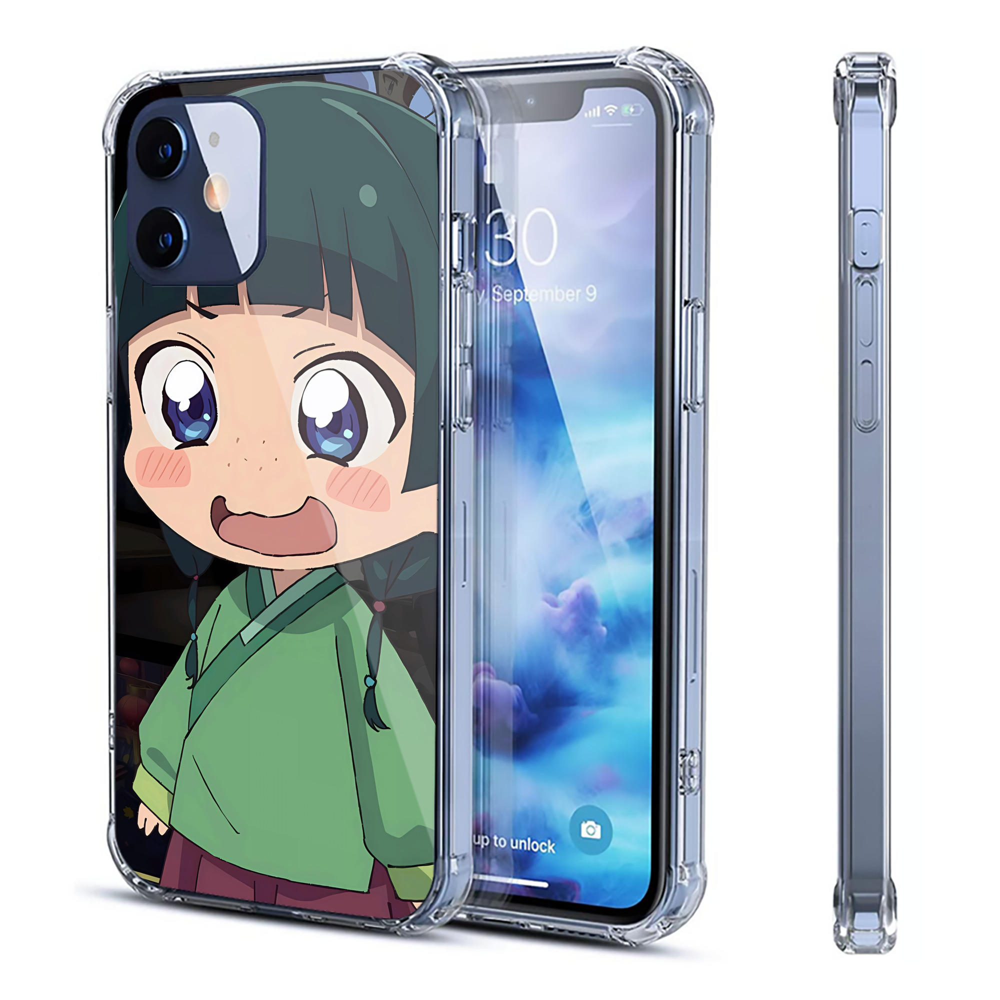 （画像用） 薬屋のひとりごと The Apothecary Diaries 【iPhone 12シリーズ対応】透明スマホケース（クリアソフトケース）